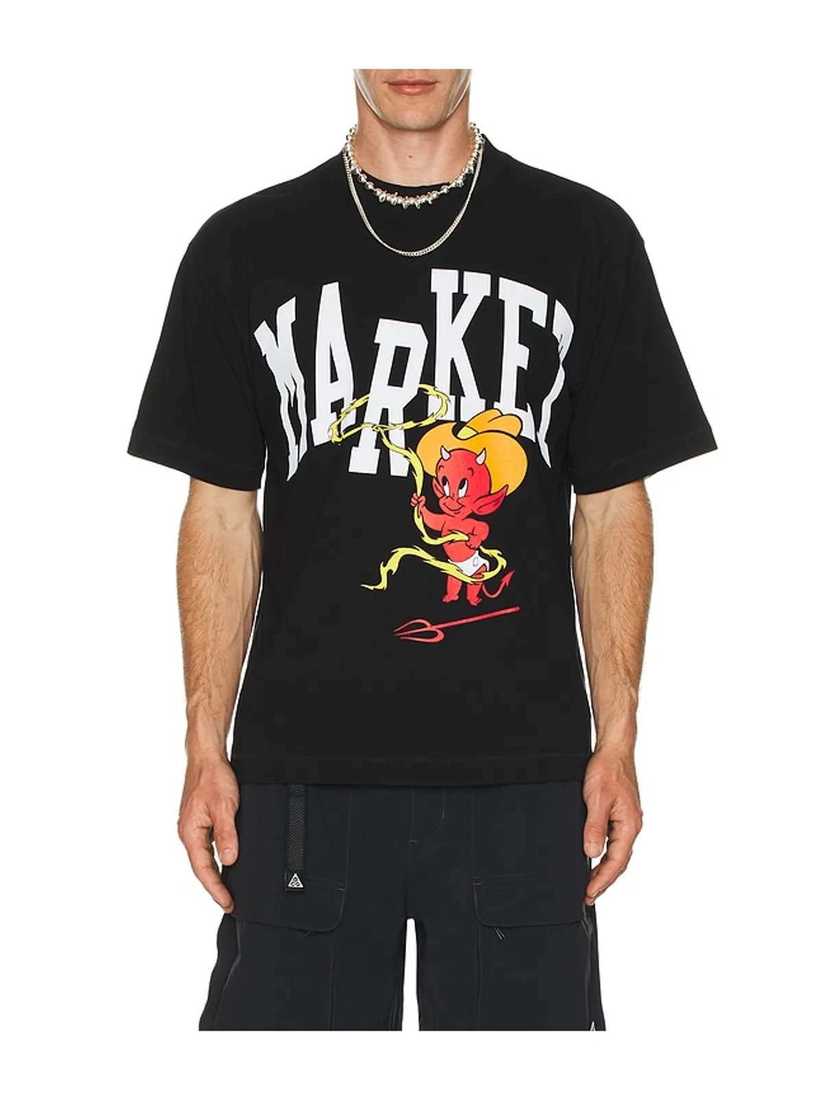 Market HOT STUFF Tシャツ - 画像3