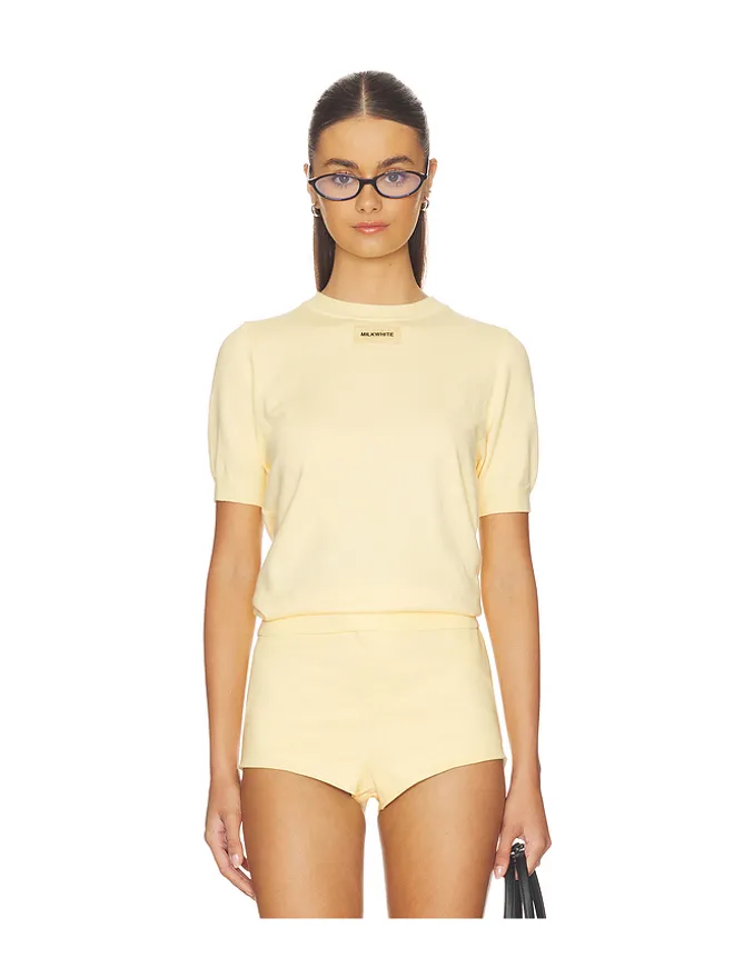 Milkwhite Milkwhite ショートスリーブセーターの商品画像
