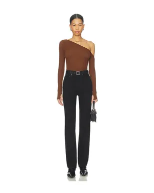 Michael Lauren Magdaleno Asymmetrical Cold Shoulder Top - サムネイル4