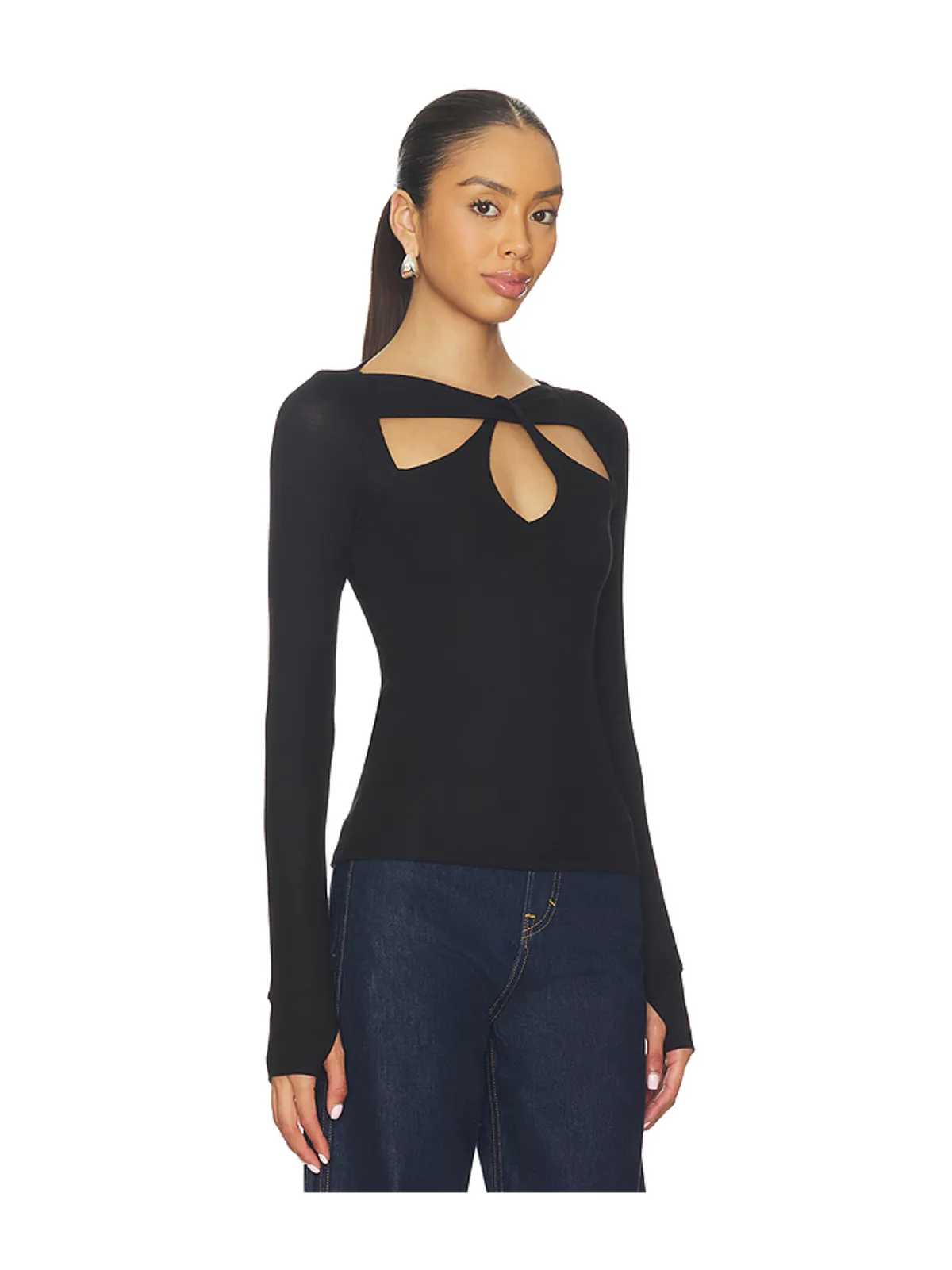 Michael Lauren Aldric Longsleeve Top - 画像2