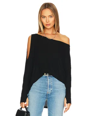 Michael Lauren DEUCE OVERSIZED コールドショルダートップ - サムネイル1