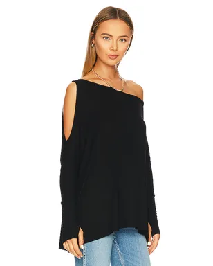 Michael Lauren DEUCE OVERSIZED コールドショルダートップ - サムネイル2