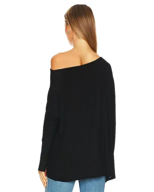Michael Lauren DEUCE OVERSIZED コールドショルダートップ - サムネイル3