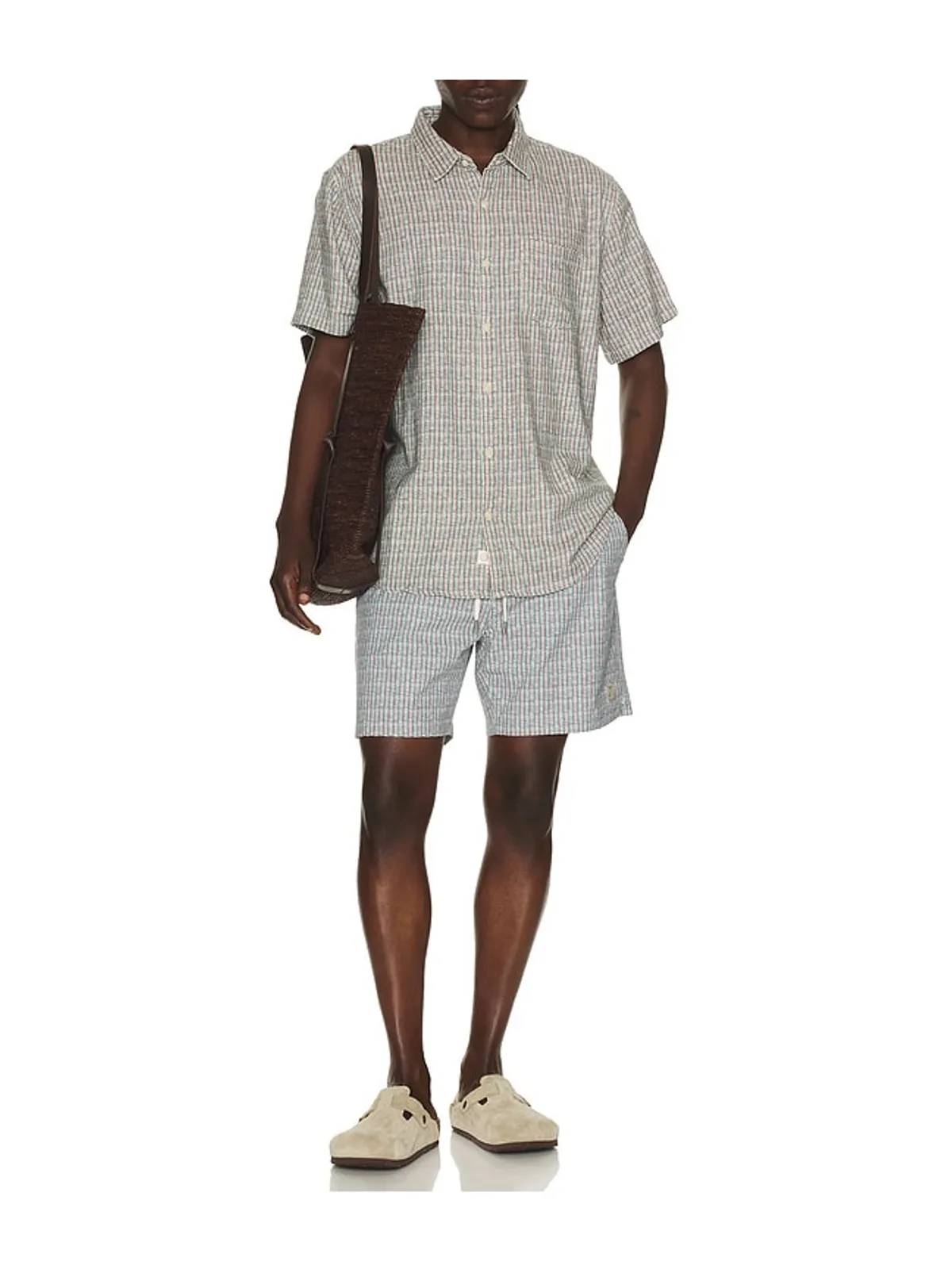 Marine Layer SPORT & SWIM 裏地付きショートパンツ - 画像3