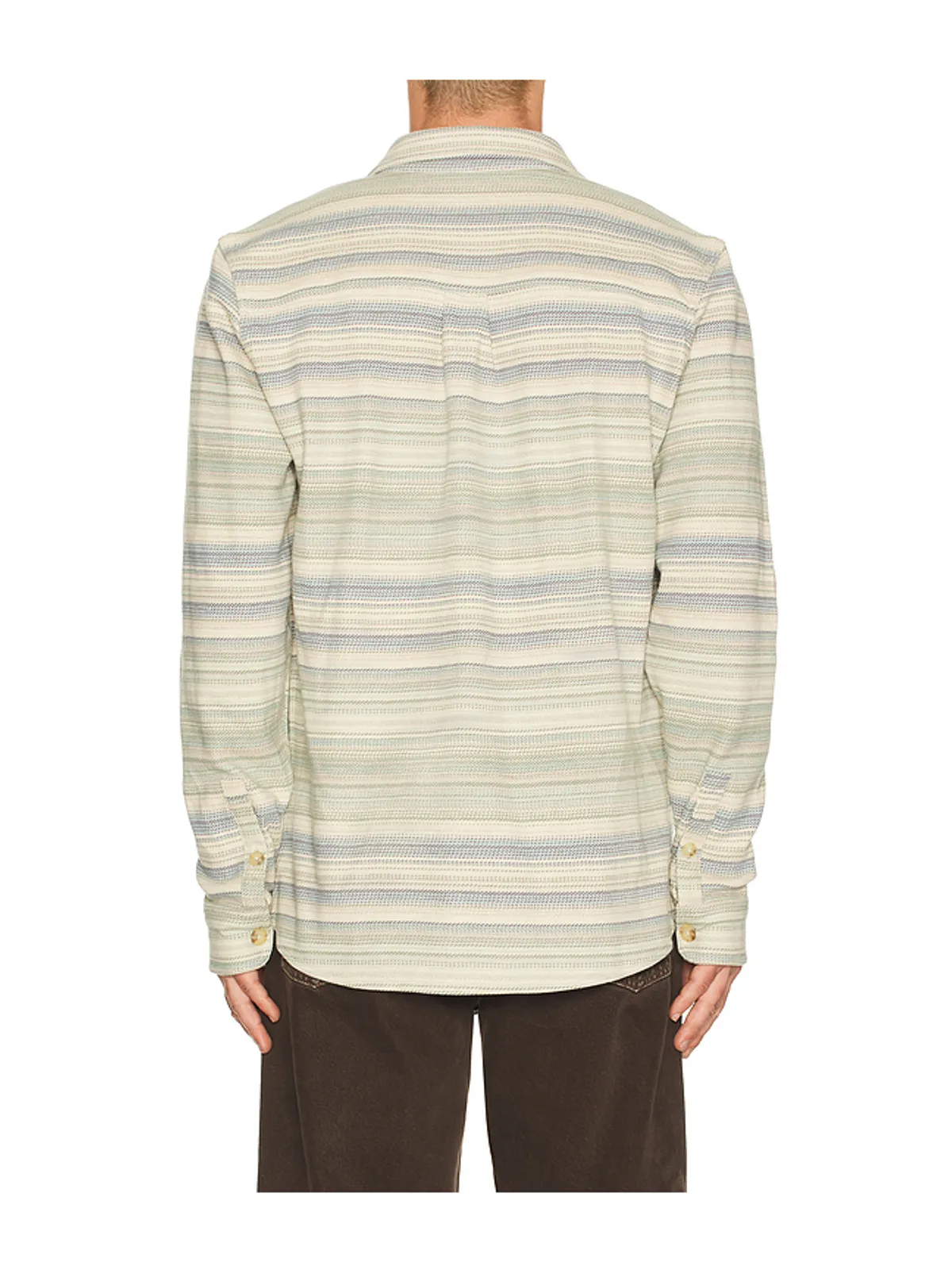 Marine Layer PACIFICA オーバーシャツ - Blue,Beige. - 画像2