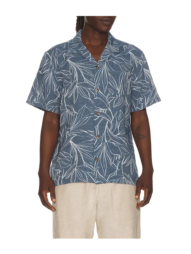 Marine Layer Marine Layer JACQUARD LINEN リゾートシャツの商品画像