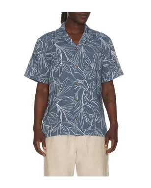 Marine Layer JACQUARD LINEN リゾートシャツ - サムネイル1