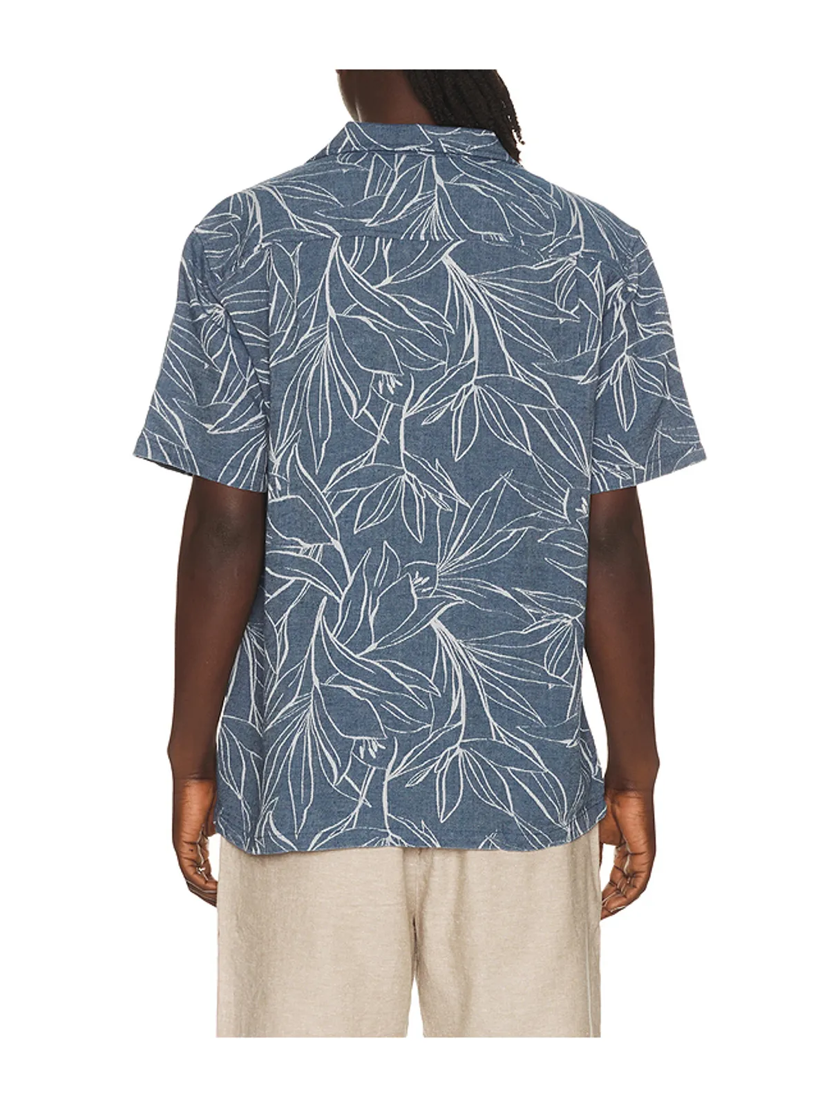 Marine Layer JACQUARD LINEN リゾートシャツ - 画像2
