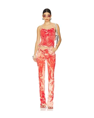 Masha Popova LOVE HEART BANDANA トップ - サムネイル4