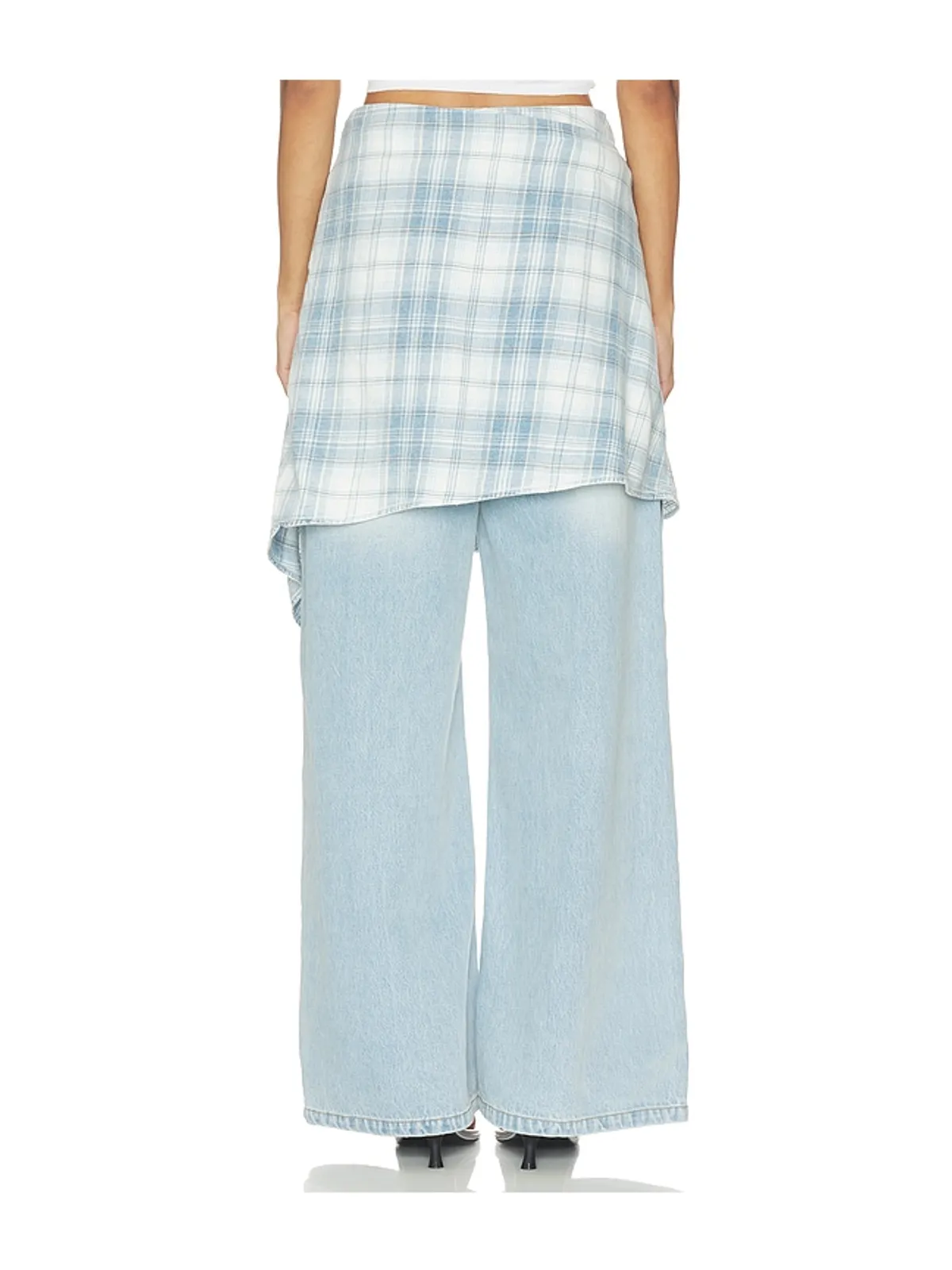 MARRKNULL LACE-UP DENIM デニム - 画像4