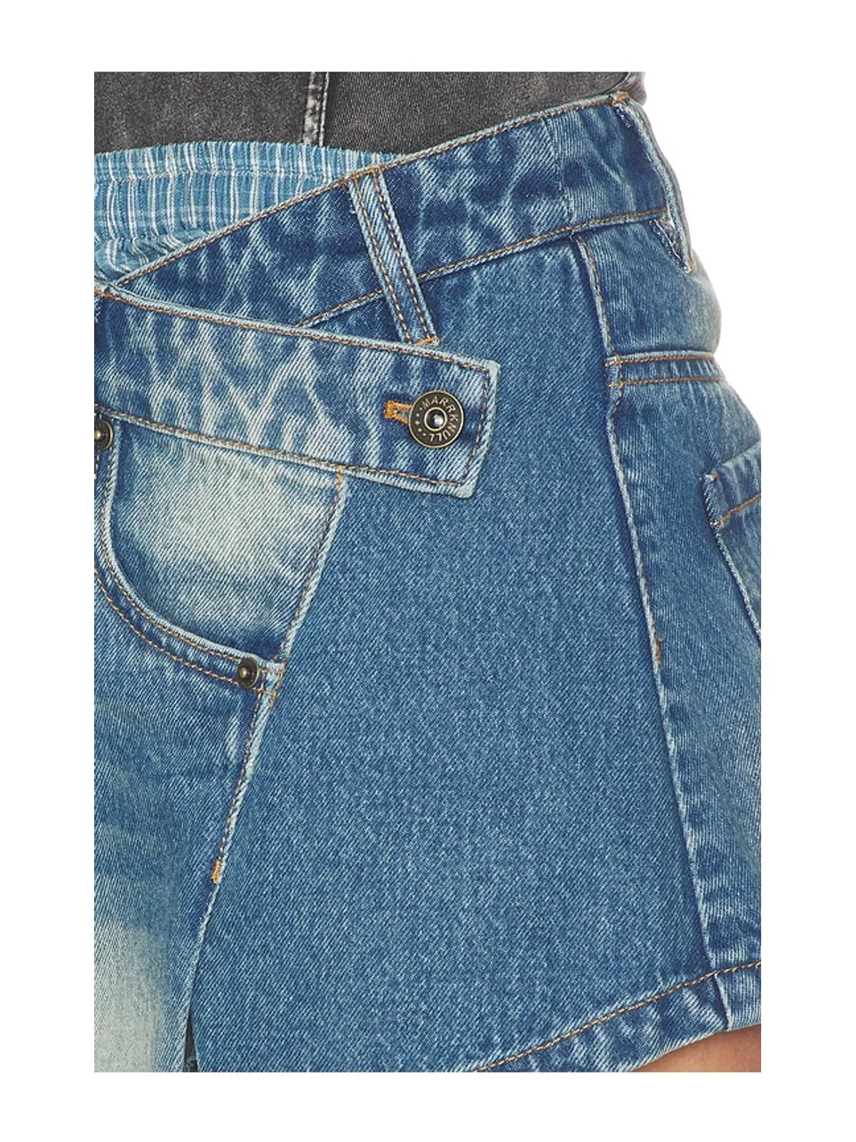 MARRKNULL TWO-PIECE DENIM スカート - 画像6