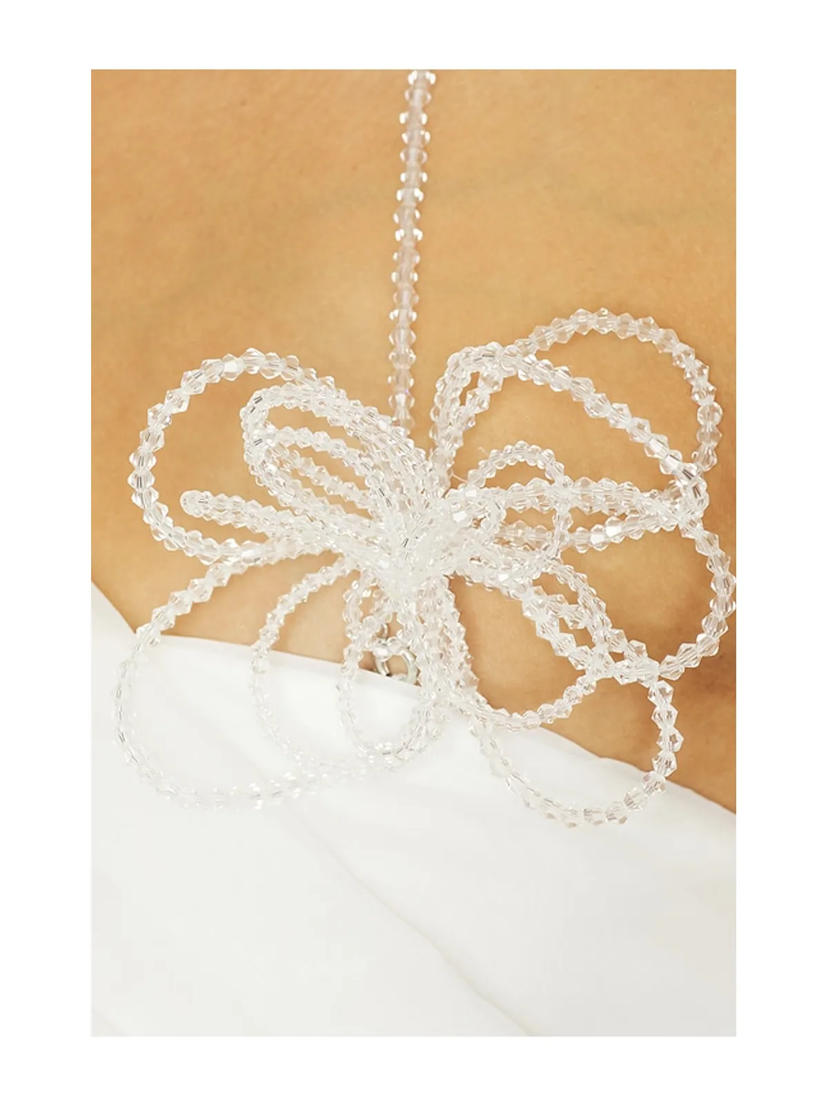 MARRKNULL ASYMMETRIC BEADED CHIFFON トップ - 画像6