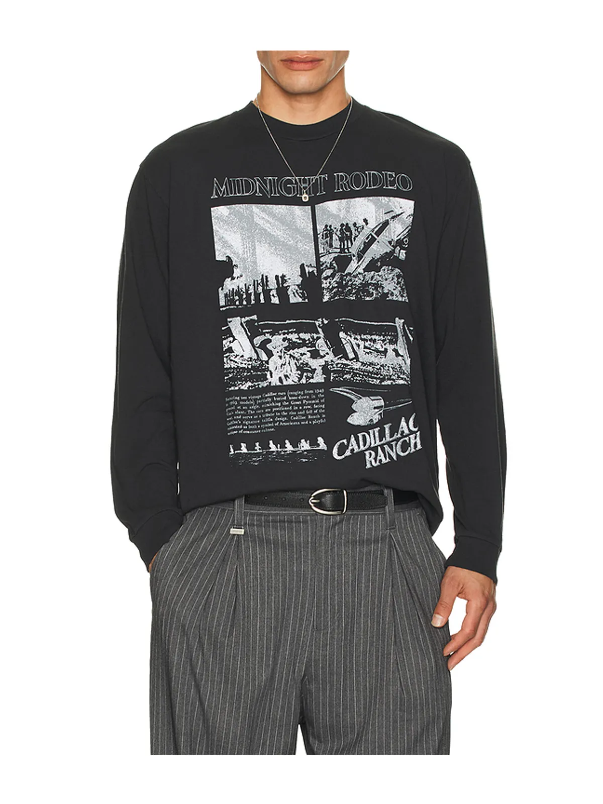Midnight Rodeo CADILLAC RANCH 長袖Tシャツ - 画像1