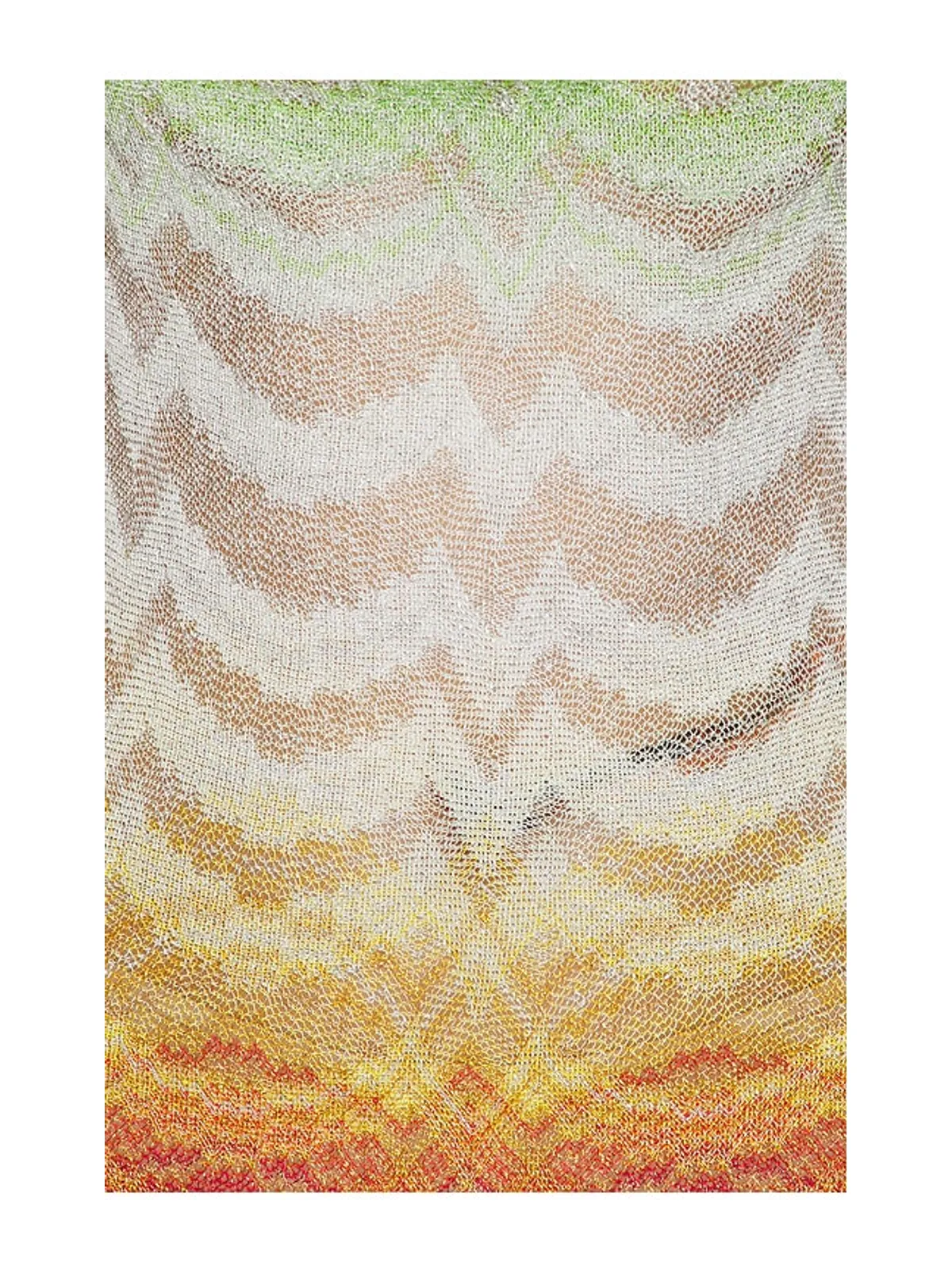 Missoni LONG SLEEVE MINI DRESS 長袖ミニドレス - Blue,Orange. - 画像4