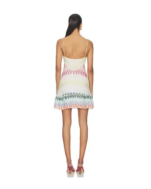Missoni ミニドレス - Metallic Neutral,Yellow. - サムネイル3
