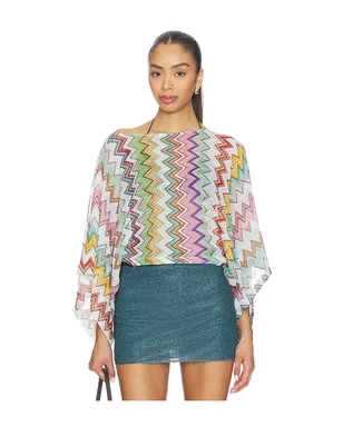 Missoni TOP 長袖トップ - Pink,Green. - サムネイル1