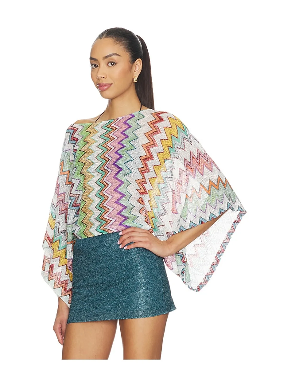 Missoni TOP 長袖トップ - Pink,Green. - 画像3