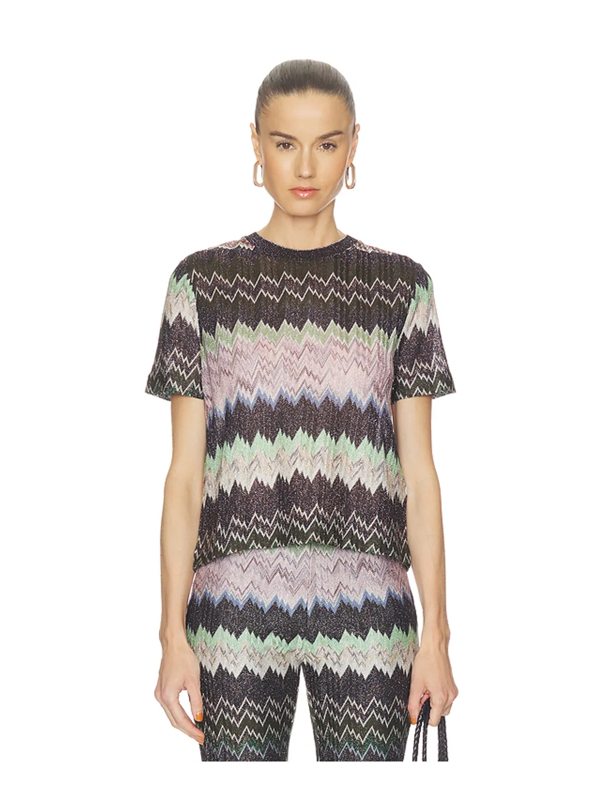 Missoni TOP トップ - Black,Green. - 画像1