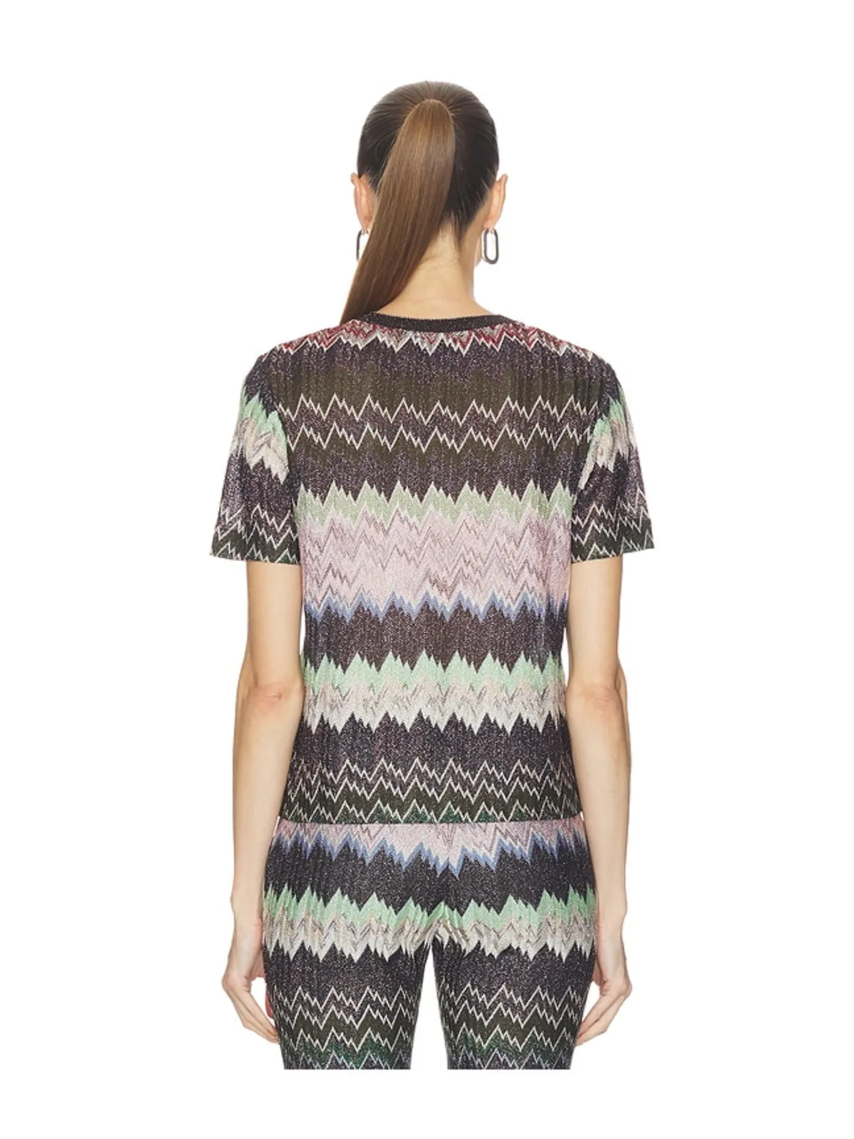 Missoni TOP トップ - Black,Green. - 画像3