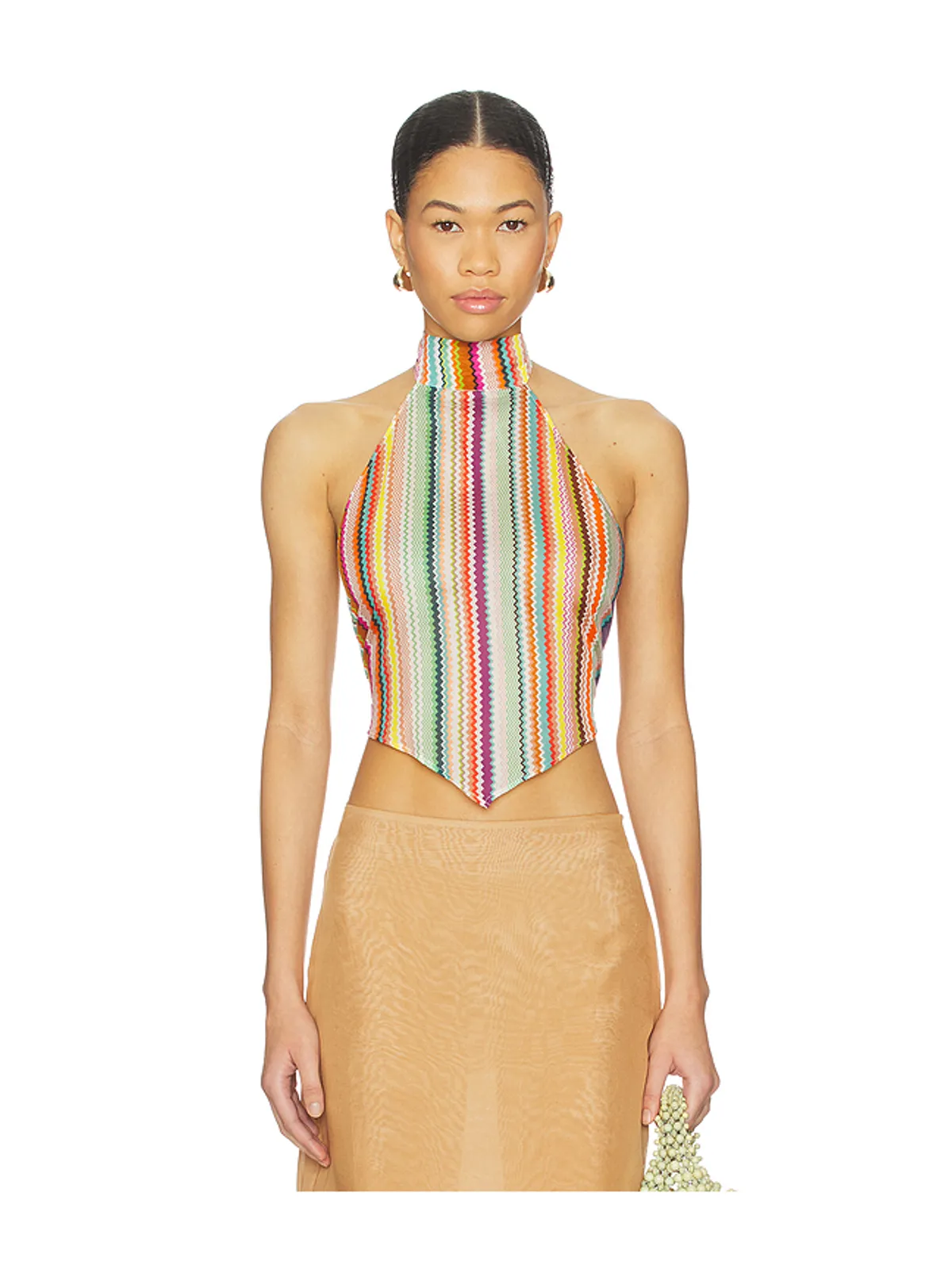 Missoni HALTER TOP ホルタートップ - Orange,Blue. - 画像1
