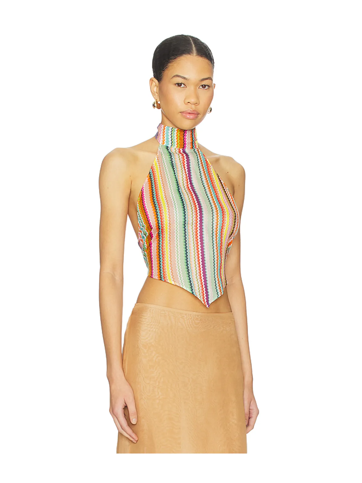 Missoni HALTER TOP ホルタートップ - Orange,Blue. - 画像2