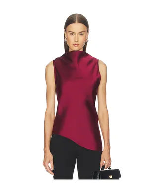 Marques ' Almeida SATIN COWL NECK トップ - サムネイル1