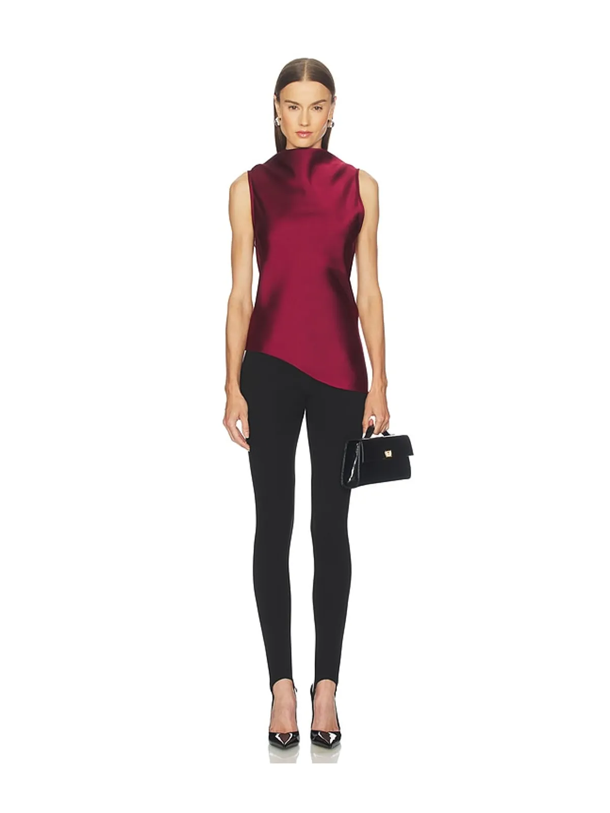 Marques ' Almeida SATIN COWL NECK トップ - 画像5