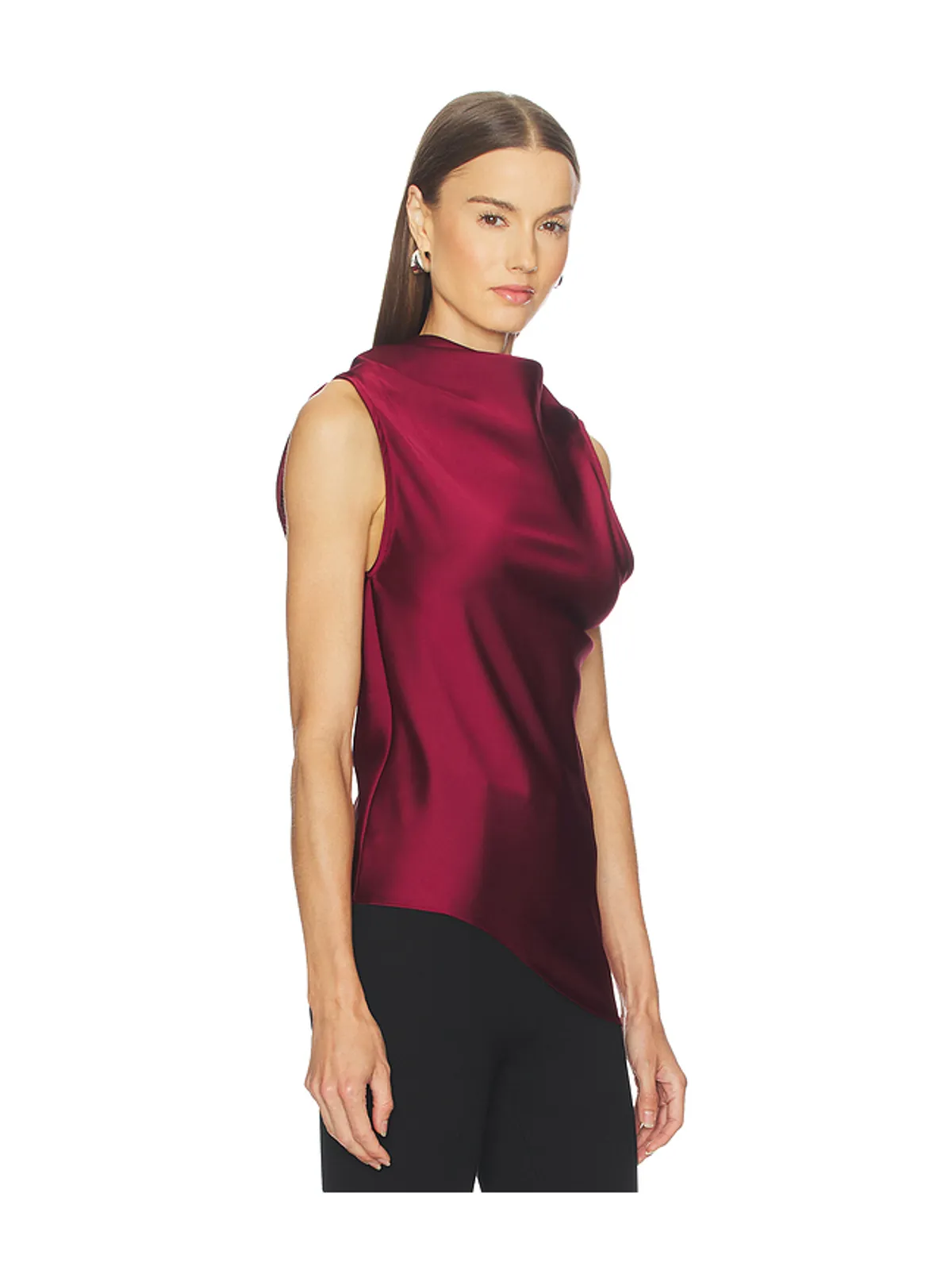 Marques ' Almeida SATIN COWL NECK トップ - 画像2
