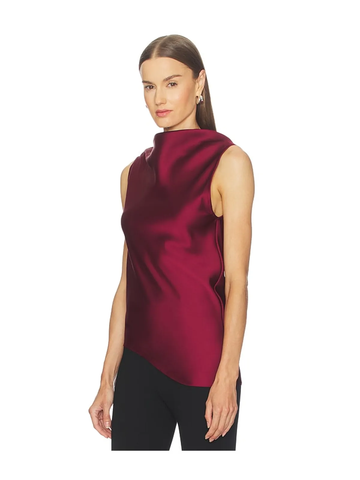 Marques ' Almeida SATIN COWL NECK トップ - 画像3