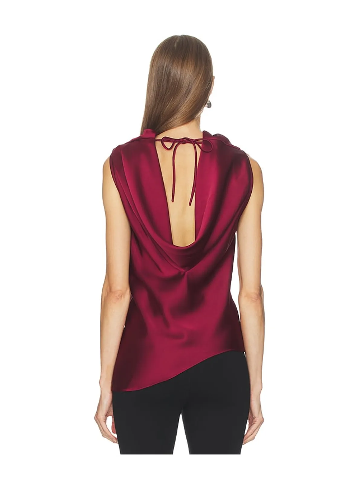 Marques ' Almeida SATIN COWL NECK トップ - 画像4