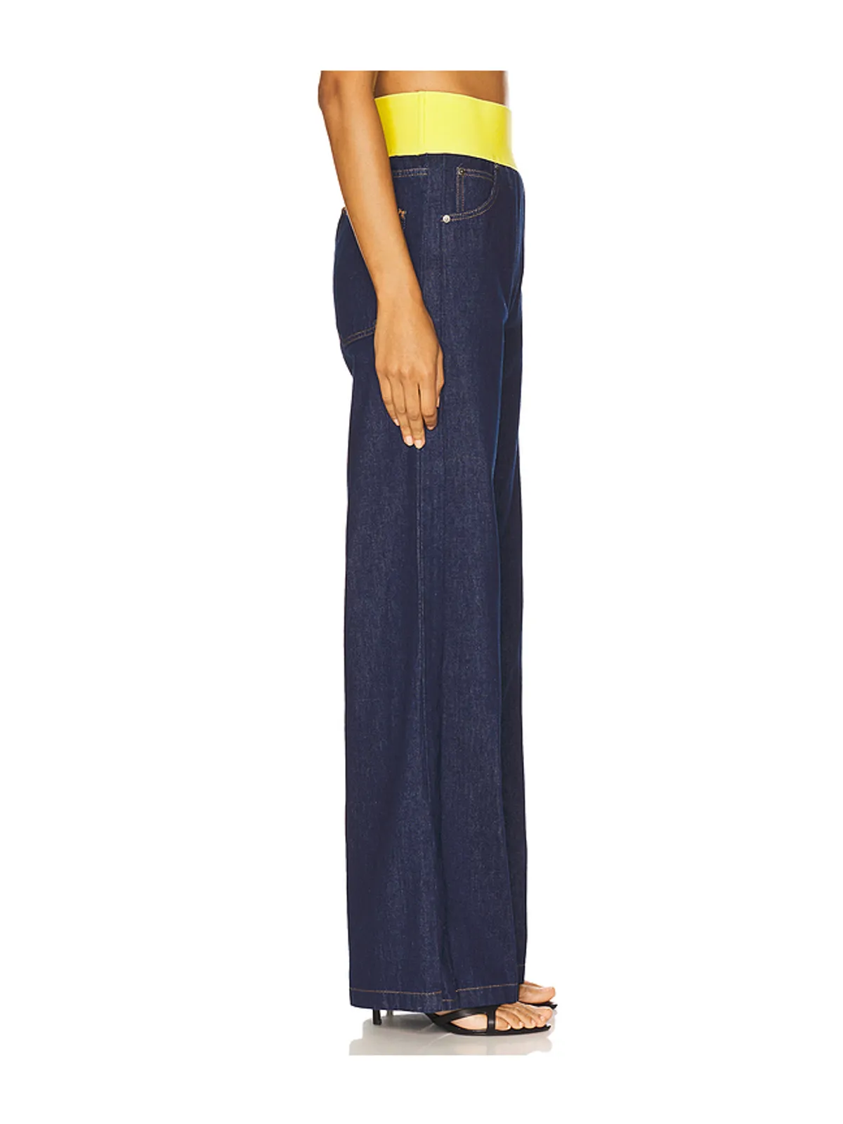 MSGM Waistband Wide Leg Jean - 画像2