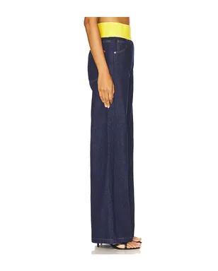 MSGM Waistband Wide Leg Jean - サムネイル2