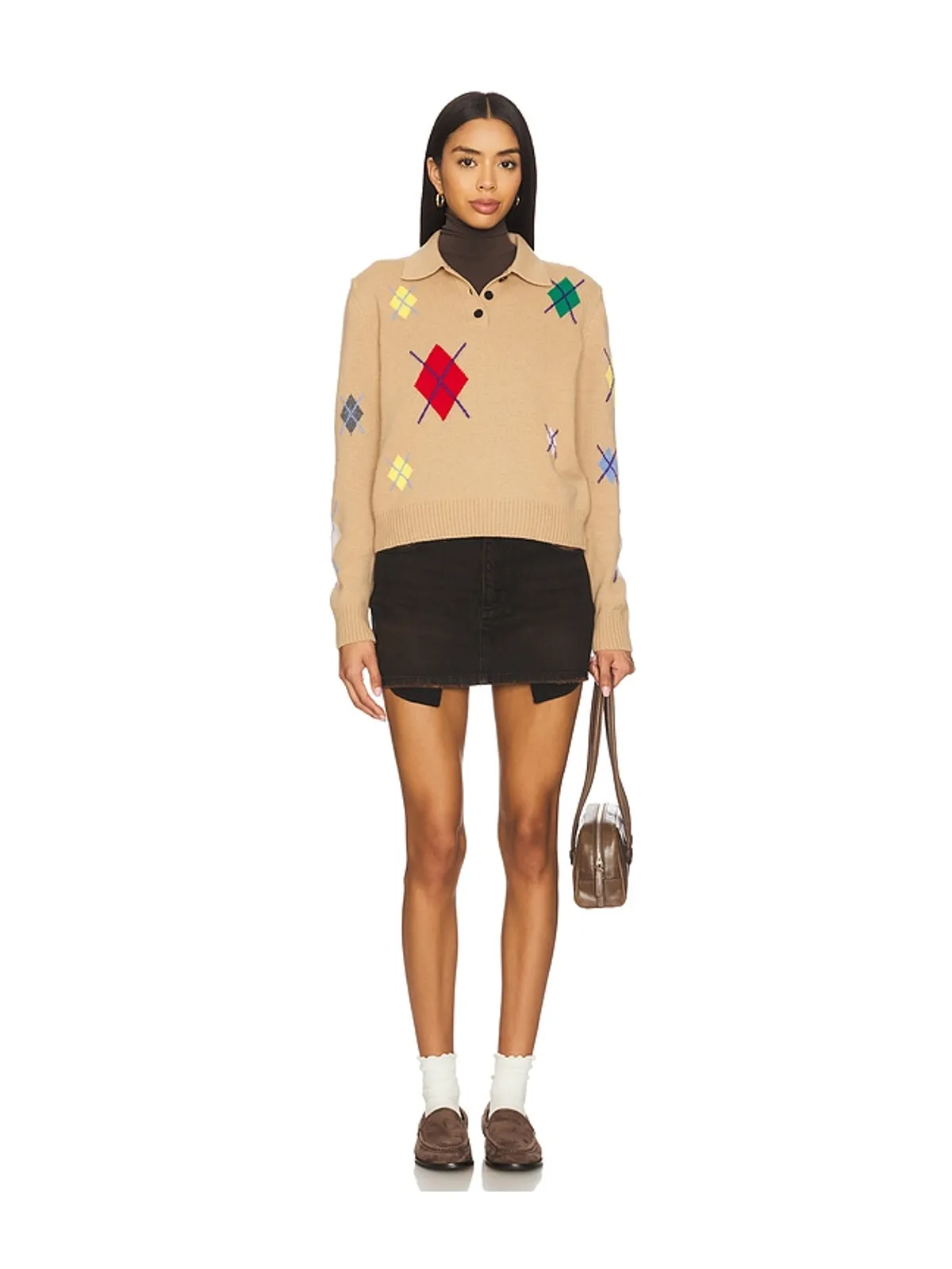 MSGM BROKEN ARGYLE セーター - 画像5