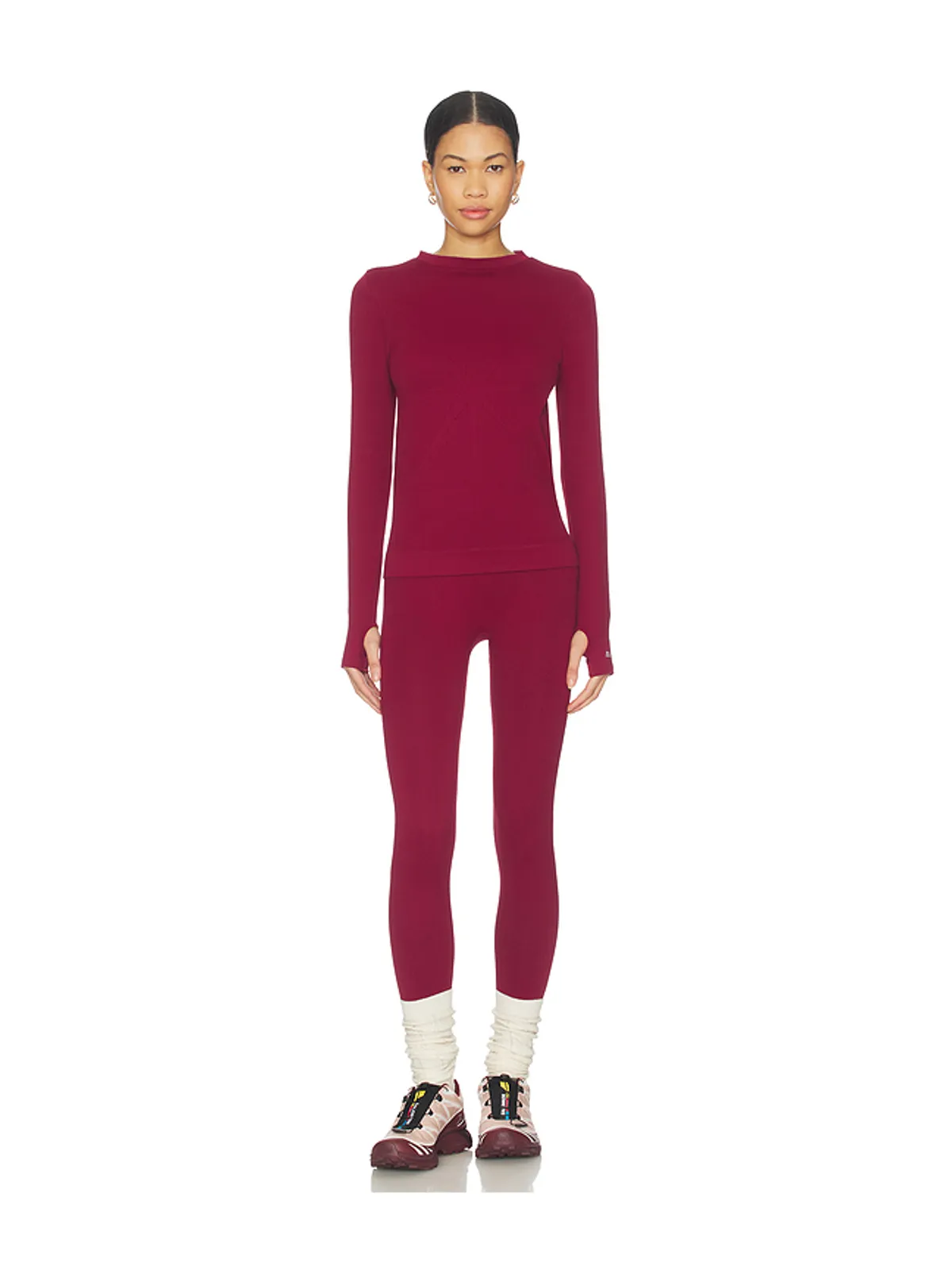 My Sunday Ski RIBBED BASE LAYER SET リブ編みベースレイヤーセット - 画像1