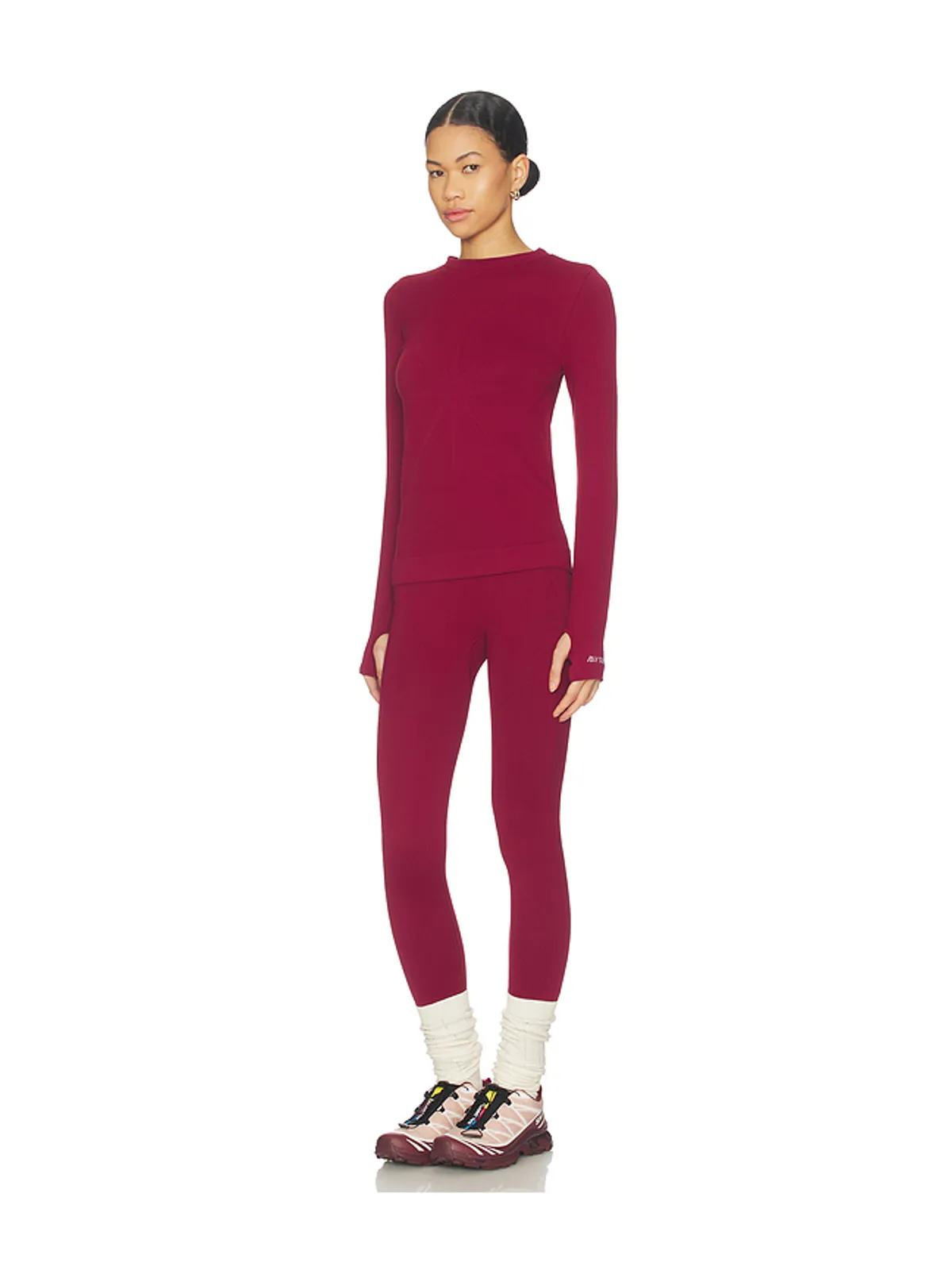 My Sunday Ski RIBBED BASE LAYER SET リブ編みベースレイヤーセット - 画像2