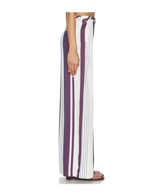 MADISON THE LABEL ROWENA パンツ - White,Wine. - サムネイル3
