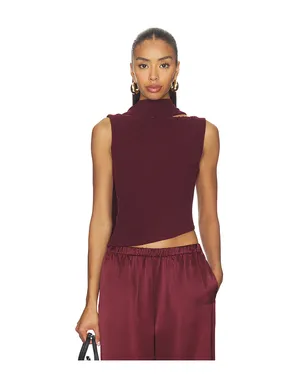 MADISON THE LABEL NETTA SCARF トップ - サムネイル1