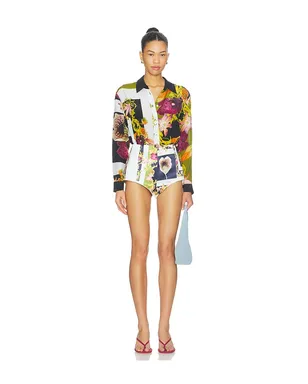 Muma World UNDERSTORY HOT ショートパンツ - Baby Blue,Olive. - サムネイル5