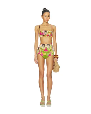 Muma World BEADED FLORAL CANOPY ショートパンツ - サムネイル5