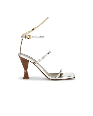 Maria Luca OFELIA サンダル - Metallic Silver, grey. - サムネイル1
