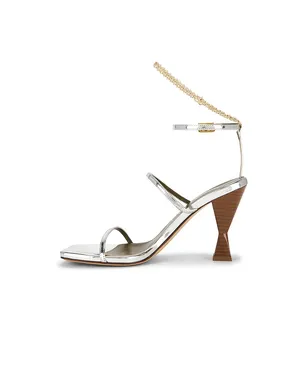 Maria Luca OFELIA サンダル - Metallic Silver, grey. - サムネイル5