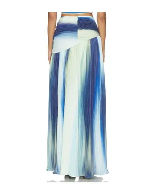 Mayle Vasquez ONDA スカート - Blue,Green. - サムネイル4