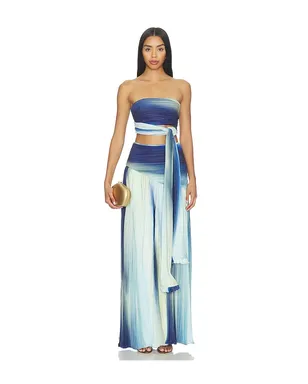 Mayle Vasquez ONDA スカート - Blue,Green. - サムネイル5