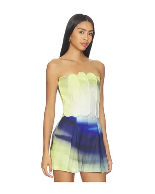 Mayle Vasquez SCALLOP トップ - Blue,Green. - サムネイル2