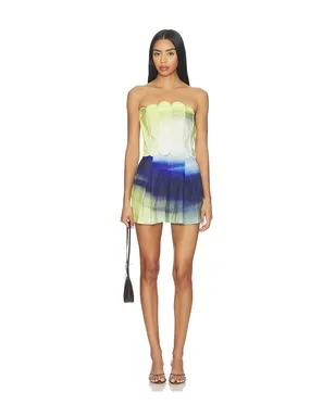 Mayle Vasquez SCALLOP トップ - Blue,Green. - サムネイル4