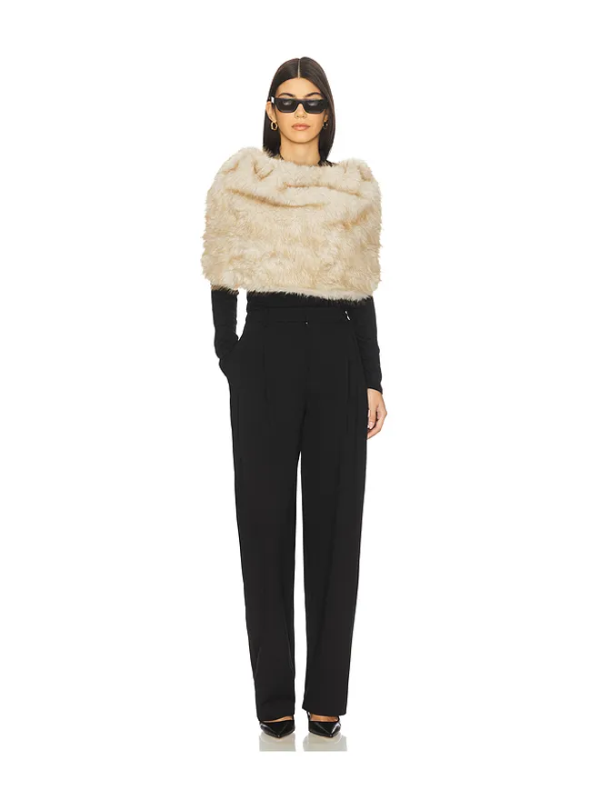 Nonchalant Label Nonchalant Label PASCALE フェイクファーショールの商品画像