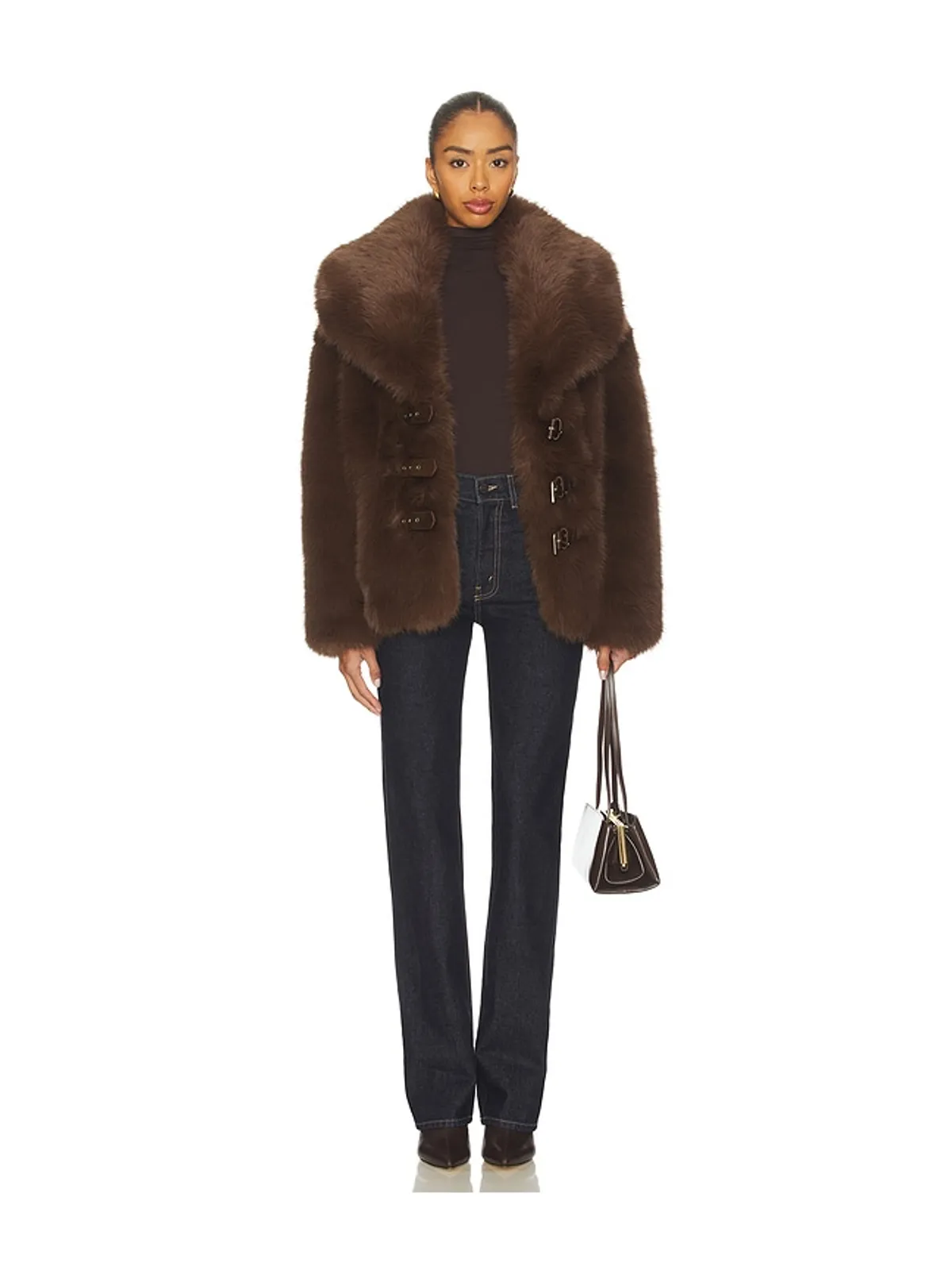 Nonchalant Label OSLO フェイクファージャケット - 画像5