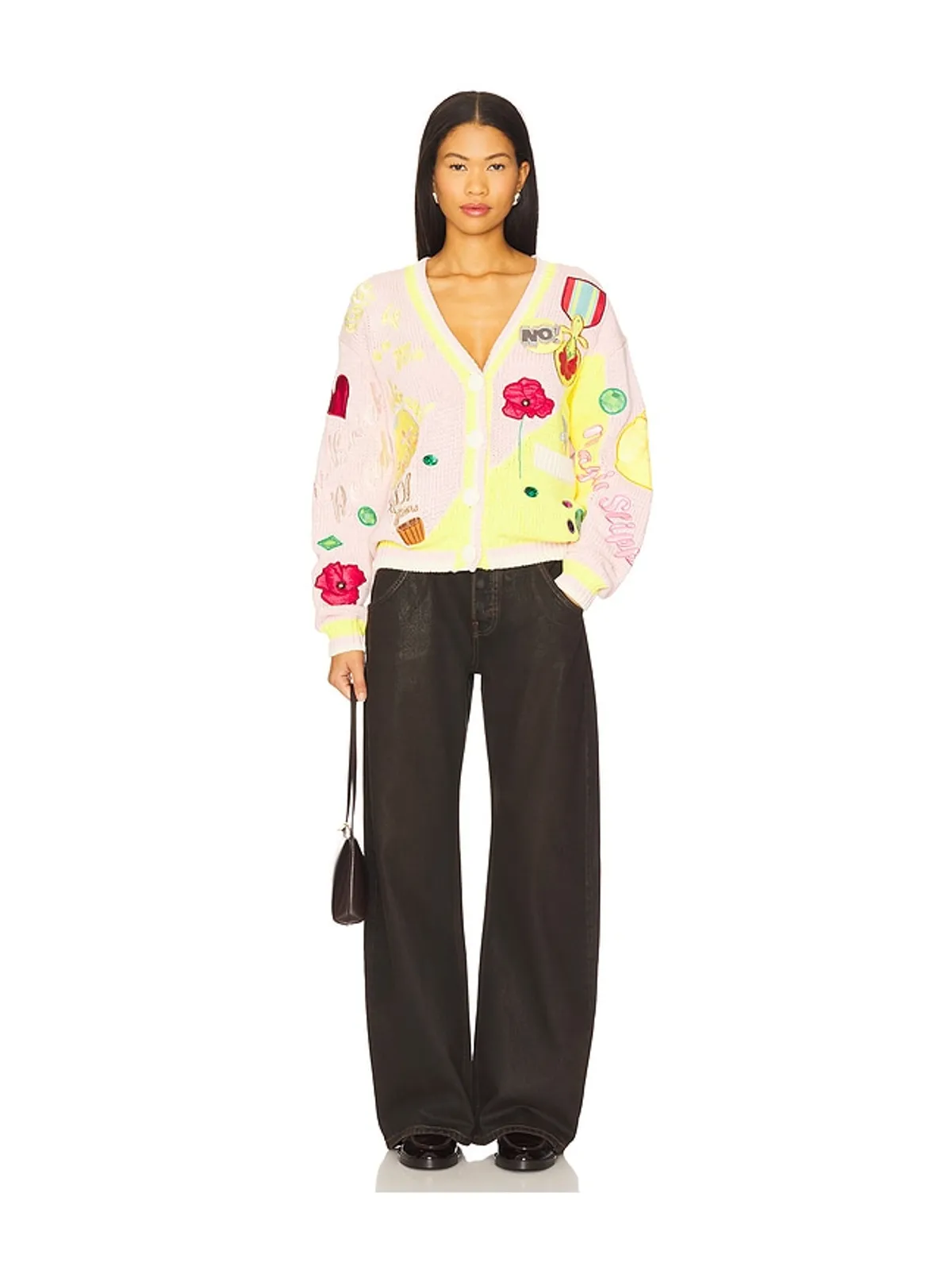 No! Jeans WIZARD カーディガン - Pink,Yellow. - 画像5