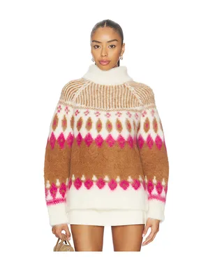 NAADAM プルオーバー - Brown,Fuchsia. - サムネイル2