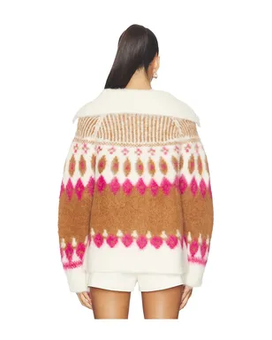NAADAM プルオーバー - Brown,Fuchsia. - サムネイル4